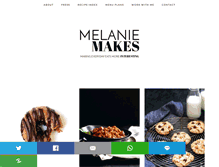 Tablet Screenshot of melaniemakes.com
